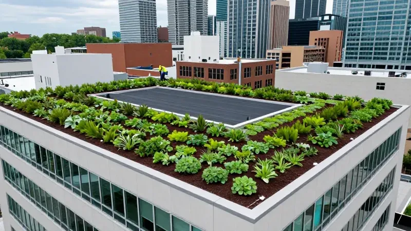 Green Roof Systems Urban Buildings Benefits | AVANORTH