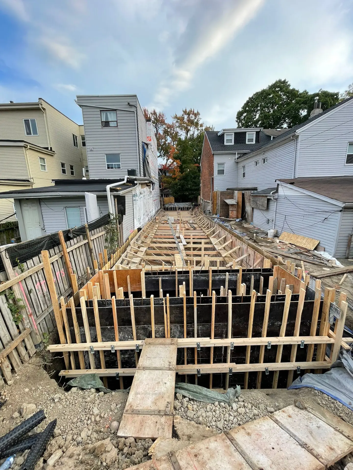 Foundation Formwork and Reinforcement Preparation
